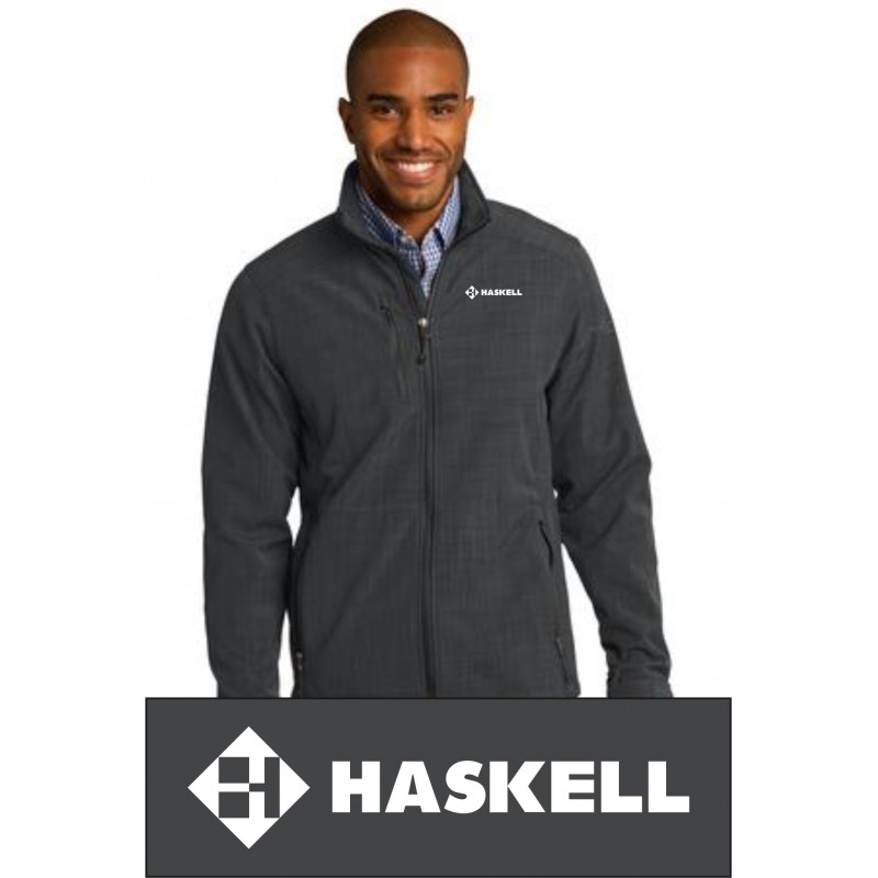 Shaded Crosshatch Soft Shell Jacket 