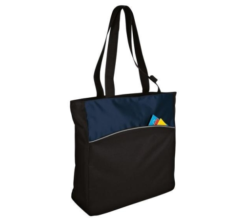 Two Tone Colorblock Tote