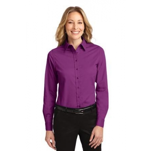 Ladies Long Sleeve Easy Care Shirt - Photo 1