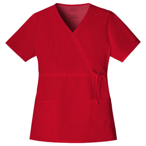 Mock Wrap Top - Photo 1