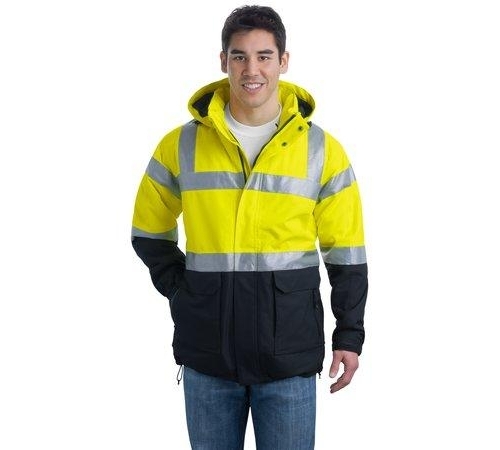 Port Authority ANSI 107 Class 3 Safety Heavyweight Parka