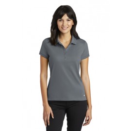 Nike Ladies Dri-FIT Solid Icon Pique Modern Fit Polo.