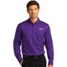 Port Authority® Long Sleeve SuperPro React™ Twill Shirt.