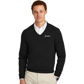Brooks Brothers® Cotton Stretch V-Neck Sweater.