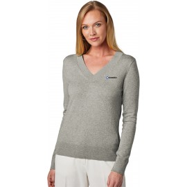 Brooks Brothers® Women’s Cotton Stretch V-Neck Sweater.